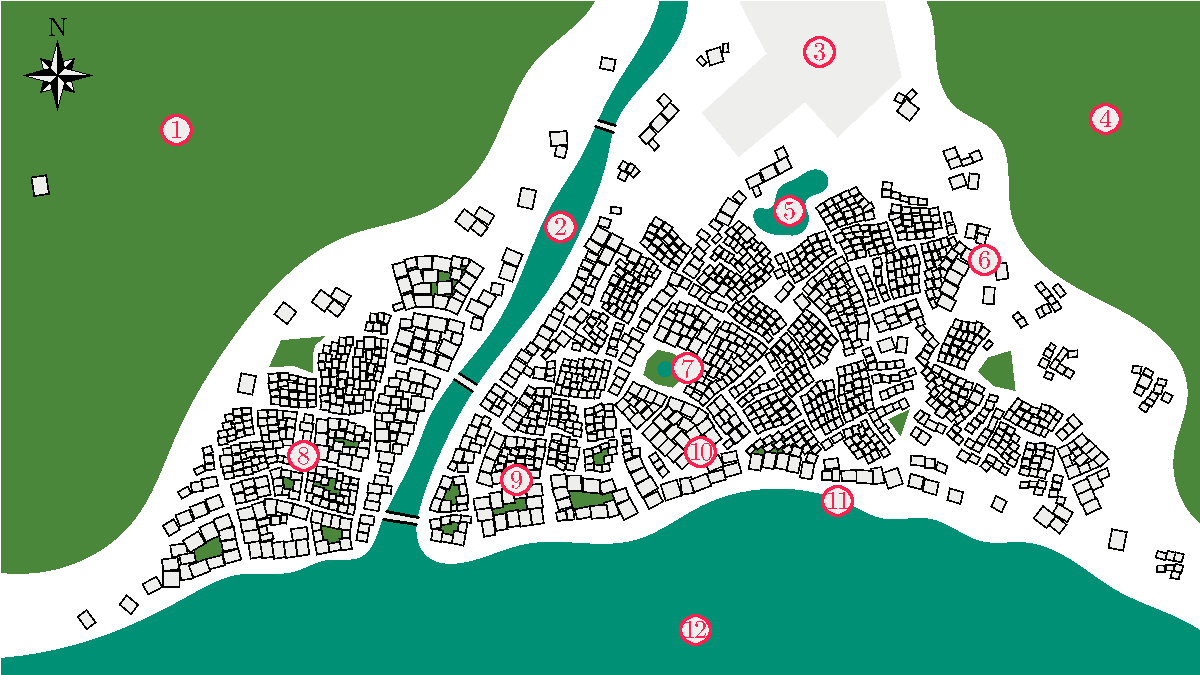 Map of
		Shinano